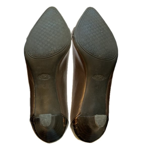 CIRCA Joan & David Brown Alligator Print Luxe Heels - Picture 8 of 9